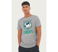 Peanuts Men's Snoopy Sunglasses Joe Cool T-Shirt in Mid Grey | Size: Large Peanuts Mid Grey L