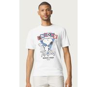 Peanuts Men's Snoopy Top Dog Since 1950 T-Shirt in White | Size: Medium Peanuts White M
