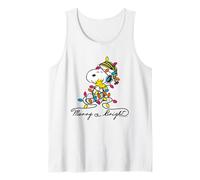 Peanuts Merry And Bright Snoopy Christmas Tank Top