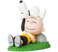 Peanuts mini figurine Medicom UDF série 13 Napping Charlie Brown & Snoopy 10 cm