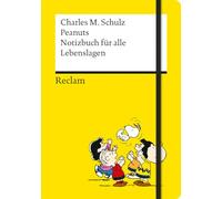 Peanuts. Notizbuch für alle Lebenslagen: Hochwertiges Notizbuch, A5, liniert, mit Fadenheftung, Lesebändchen und Verschlussgummi | Mit Comics von Snoopy & Co.
