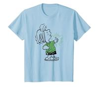 Peanuts - Peppermint Patty Thumbs Up T-Shirt, Youth, Baby Blue, 3T