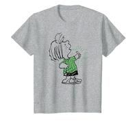 Peanuts - Peppermint Patty Thumbs Up T-Shirt, Youth, Heather Grey, 3T