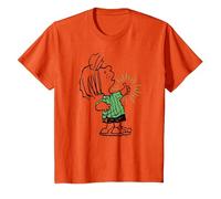 Peanuts - Peppermint Patty Thumbs Up T-Shirt, Youth, Orange, 2T