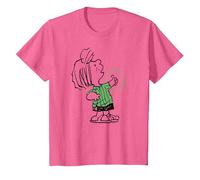 Peanuts - Peppermint Patty Thumbs Up T-Shirt, Youth, Pink Heather, 4T