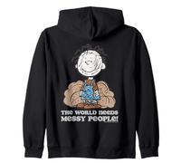 Peanuts Pig Pen Messy People Needed Organised Mess Vintage Zip Hoodie