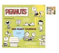 Peanuts Planner Wall Calendar 2026 + FSC ECO-FRIENDLY DIARY