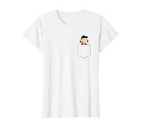 Peanuts Pocket Lucy T-Shirt, Women, White, Small