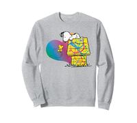 Peanuts Rainbow Snoopy Woodstock BFF Heart XOX Graffiti Riot Sweatshirt