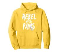 Peanuts Rebel with Paws Snoopy Retro 80s Comic Cool Classic Pullover Hoodie