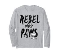 Peanuts Rebel with Paws Snoopy Vintage 90s Pop Iconic Punk Long Sleeve T-Shirt