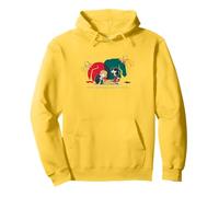 Peanuts Retro Xmas Sally Schroeder Piano Mistletoe Kiss Art Pullover Hoodie