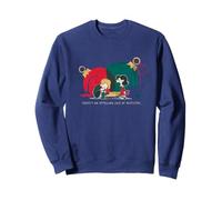 Peanuts Retro Xmas Sally Schroeder Piano Mistletoe Kiss Art Sweatshirt