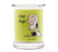 Peanuts Scented Candle in Glass | Free Hugs Scented Candle | Gifts for Women | Scented Candle Fruity | Decoration for Home | Candle in Glass with High Burning Time up to 50 Hours