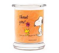 Peanuts Scented Candle in Glass | Scented Candle Thank You | Gifts for Women | Scented Candle Vanilla | Decoration for Home | Candle in Glass with High Burning Time up to 50 Hours
