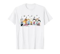 Peanuts - Schroeder Pigpen Franklin Lucy Charlie Sally Music T-Shirt