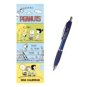 Peanuts Slim Calendar 2026 + EXCLUSIVE LIMITED EDITION PEN