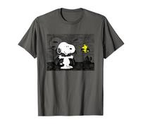 Peanuts Snoopy and Woodstock Halloween Midnight Flight T-Shirt
