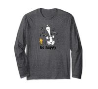 Peanuts - Snoopy and Woodstock's Be Happy Dance Long Sleeve T-Shirt