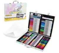 Peanuts Snoopy Art Set for Kids Art Supplies Paints Colouring Pens Colouring Pencils Crayons Carry Case Arts and Crafts 140+ Pcs
