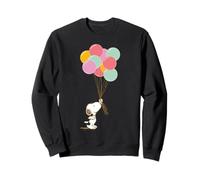 Peanuts Snoopy Balloons Birthday Celebrate Fun Summer Retro Sweatshirt