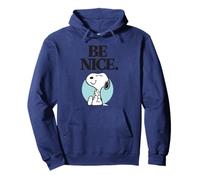 Peanuts Snoopy Be Nice Happy Friendly Beagle Dog Lover Retro Pullover Hoodie