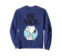 Peanuts Snoopy Be Nice Happy Friendly Beagle Dog Lover Retro Sweatshirt