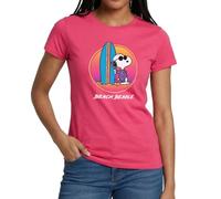 Peanuts Snoopy Beach Beagle Women's T-Shirt Azalea