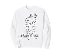 Peanuts Snoopy Beagle Hug Dog Best Friend Cuddle BFF Classic Sweatshirt