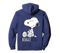 Peanuts Snoopy Beagle Hug Dog Best Friend Cuddle Classic Art Pullover Hoodie