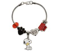 Peanuts Snoopy Bracelet silver coloured Onesize