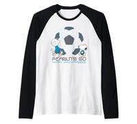 Peanuts Snoopy Charlie Football World Championship Fun Retro Raglan Baseball Tee