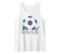 Peanuts Snoopy Charlie Football World Championship Retro Fun Tank Top