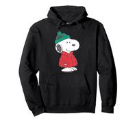 Peanuts Snoopy Christmas Beagle Retro Comic Winter Walk Art Pullover Hoodie