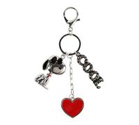Peanuts Snoopy Cool Cluster Pave Charm Dangle Keychain for Bags, Backpacks, Pencil cases, Keys & Gift