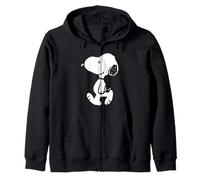 Peanuts Snoopy Dog Walking Fun Friends BFF Happiness Classic Zip Hoodie