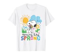 Peanuts Snoopy Easter Spring Cottage Garden Classic Fun 90s T-Shirt