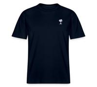 Peanuts Snoopy Embroidered Unisex Organic T-Shirt French Navy