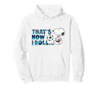 Peanuts Snoopy Football World Championship Star Retro Player Pullover Hoodie
