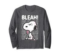 Peanuts Snoopy Graffiti Splat Bleah LOL 90s Stencil Long Sleeve T-Shirt