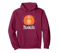Peanuts - Snoopy Halloween Pullover Hoodie, Adult Unisex, Burgundy, Small