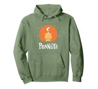 Peanuts - Snoopy Halloween Pullover Hoodie, Adult Unisex, Sage Green, Medium