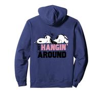 Peanuts Snoopy Hanging Around Beagle Home Friend Classic Fun Pullover Hoodie