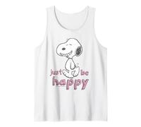 Peanuts Snoopy Happy Beagle Dog Walking Great Classic Day Tank Top