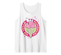Peanuts Snoopy Ice Cream Daydreams Summer Holiday Retro Fun Tank Top