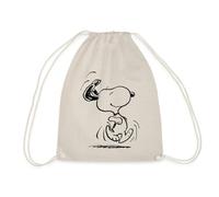 Peanuts Snoopy in A Hurry Drawstring Bag