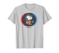 Peanuts Snoopy in Space 1969 T-Shirt, Men, Silver Grey, X-Large