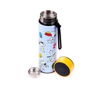 PEANUTS SNOOPY INSULATED WATER DRINKS BOTTLE WITH DIGITAL THERMOMETER BNWT PUK