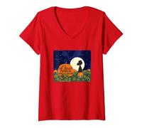 Peanuts Snoopy Its the Great Pumpkin V-Neck T-Shirt