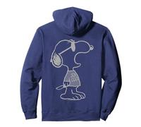 Peanuts Snoopy Joe Cool 1990 Urban Stencil Street Graffiti Pullover Hoodie
